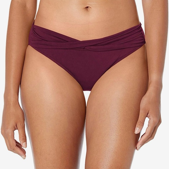 Seafolly Twist Band Hipster Full Coverage Bikini Bottom - Picture 1 of 12
